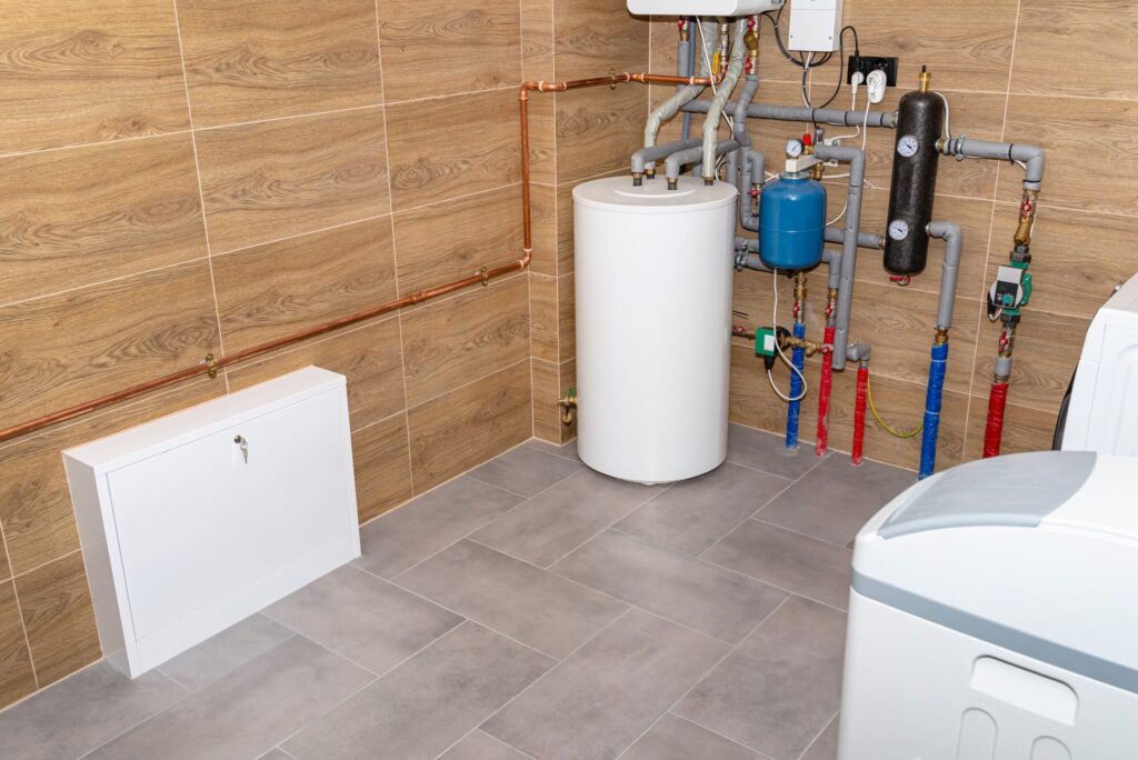 Residential water heater and plumbing system installed in Warminster